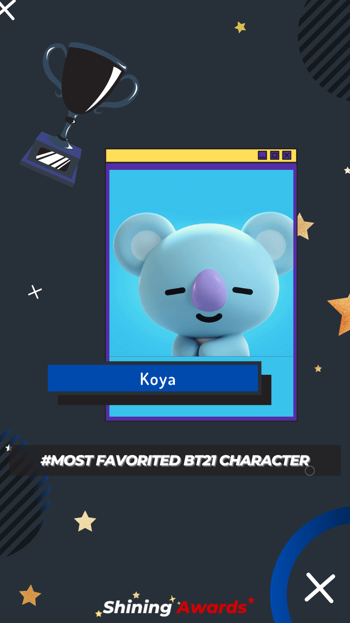 Koya Most Favorited BT21 Character Koya Most Favorited BT21 Character