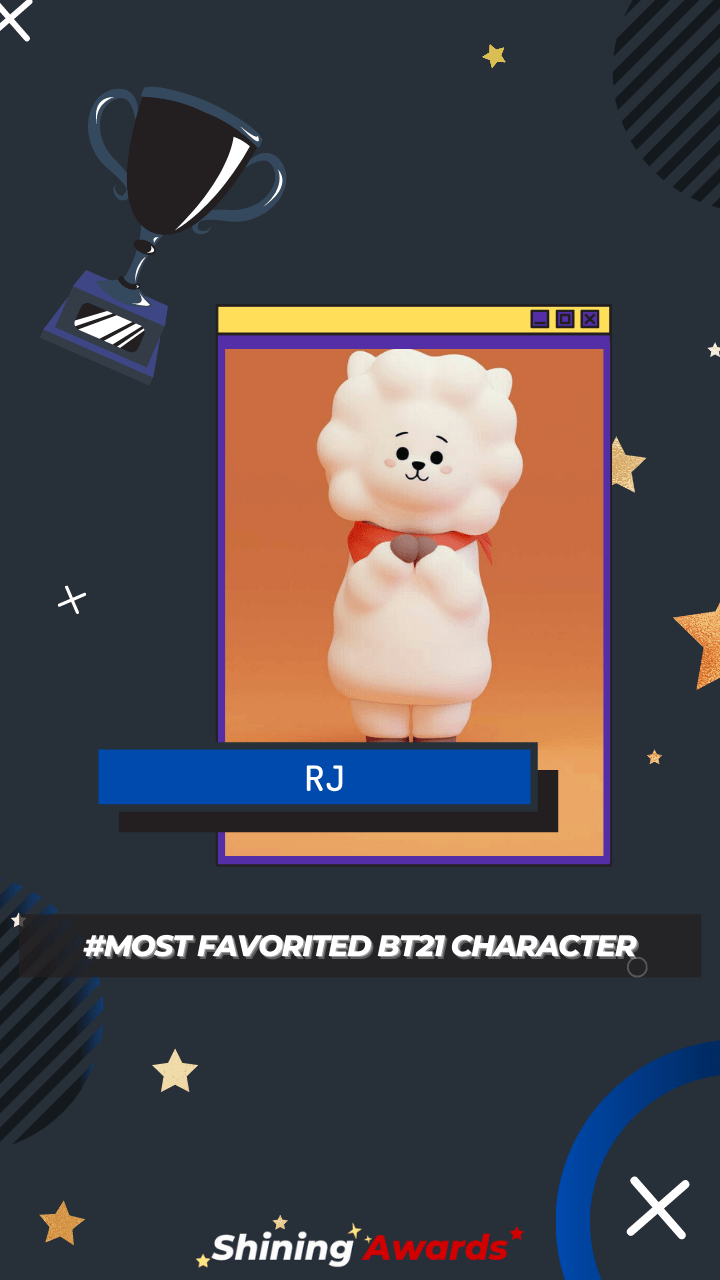 RJ Most Favorited BT21 Character RJ Most Favorited BT21 Character