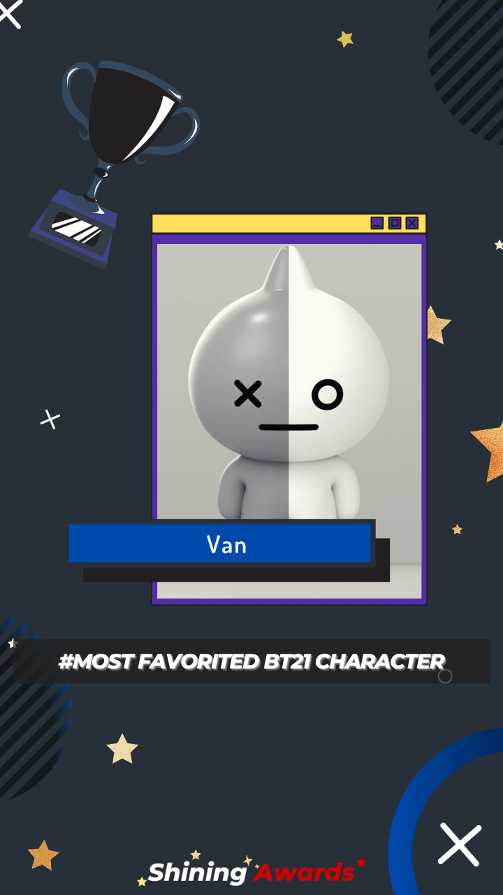 Van Most Favorited BT21 Character Van Most Favorited BT21 Character