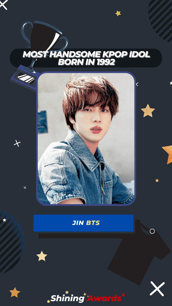Jin BTS Most Handsome Kpop Idol Born In 1992 Jin BTS Most Handsome Kpop Idol Born In 1992