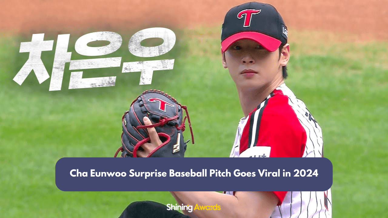 Cha Eunwoo Surprise Baseball Pitch Goes Viral in 2024 1 Cha Eunwoo Surprise Baseball Pitch Goes Viral