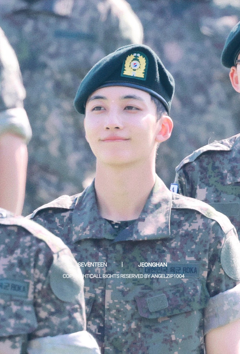 Seventeen's Jeonghan Captivates with His Looks at New Recruit Training Graduation Ceremony 10 Jeonghan ceremony image 8