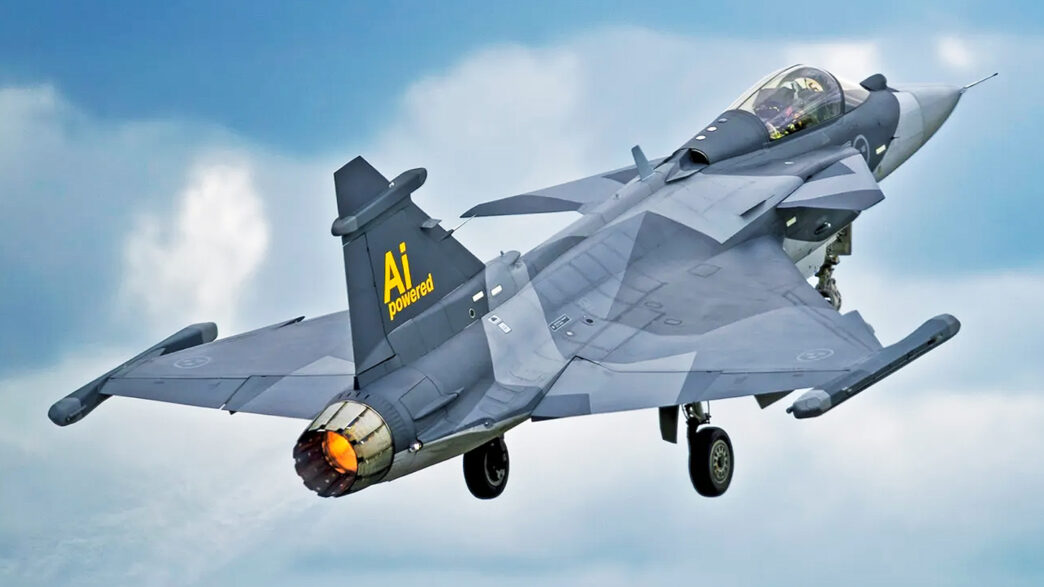AI JAS-36 gripen tests for long-range air-to-air combat are underway.