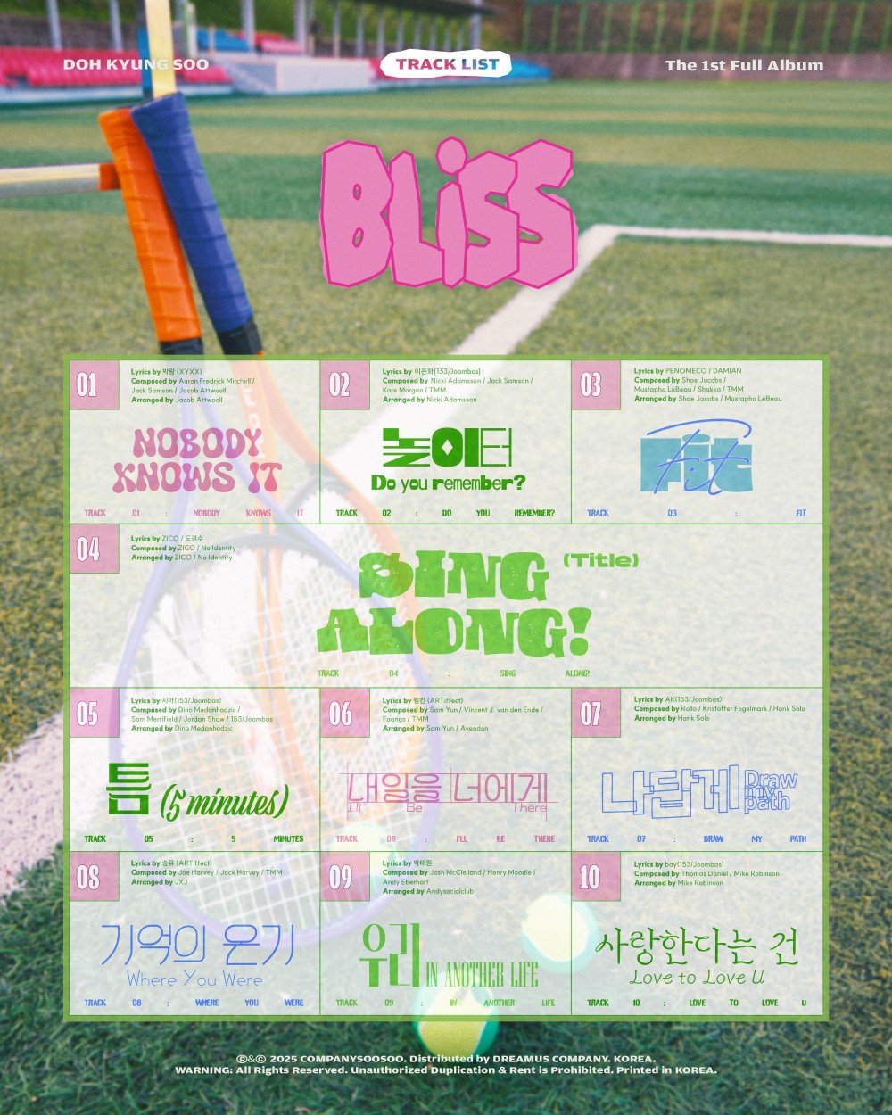 EXO's D.O. Presents Songs From His Debut Full-Length Album 'BLISS' 3 D.O.