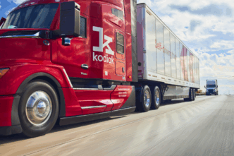 Kodiak Robotics big rig truck
