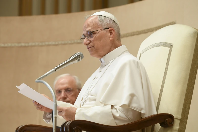 The pope told the political leaders that “natural law, which is universally valid apart from and above other more debatable beliefs, constitutes the compass by which to take our bearings in legislating and acting.