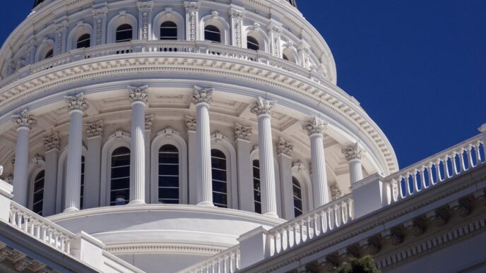 dome of California State Capitol Building, Sacramento