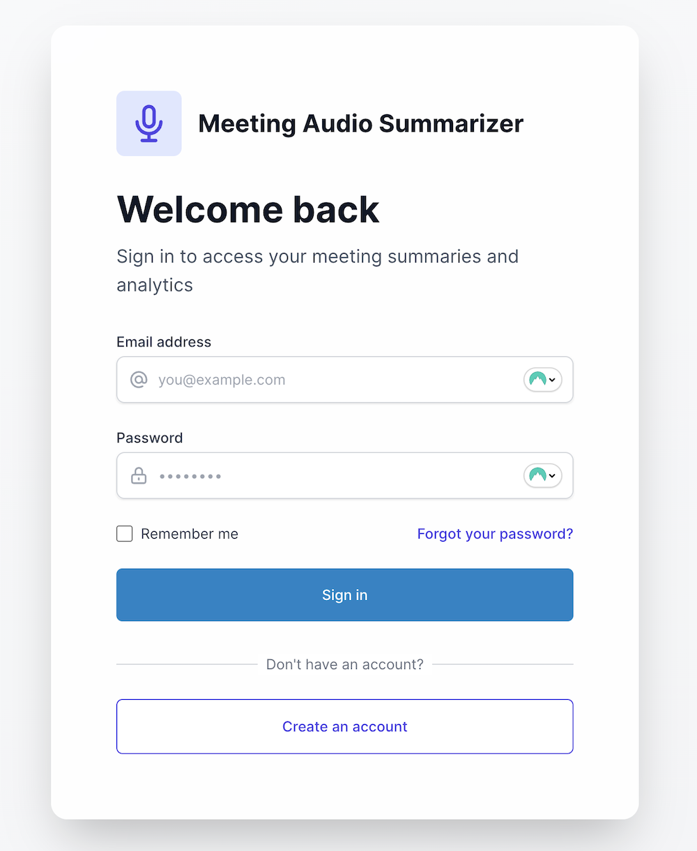 Login Page
