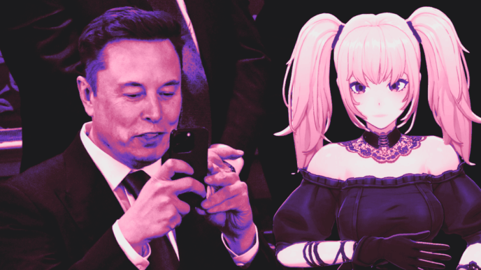 Elon Musk’s Grok AI Adds Adult-Themed Virtual Companion Chatbot