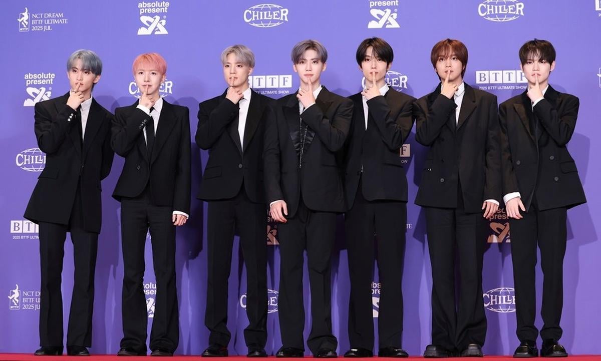 NCT Dream holds press conference for time-travel-themed album 'Go Back To The Future'