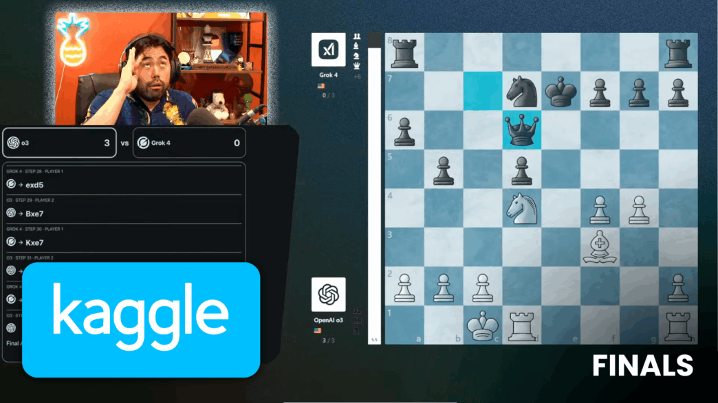 OpenAI's o3 Defeats Grok 4 in Championship, Claims Victory in Kaggle AI Chess Tournament