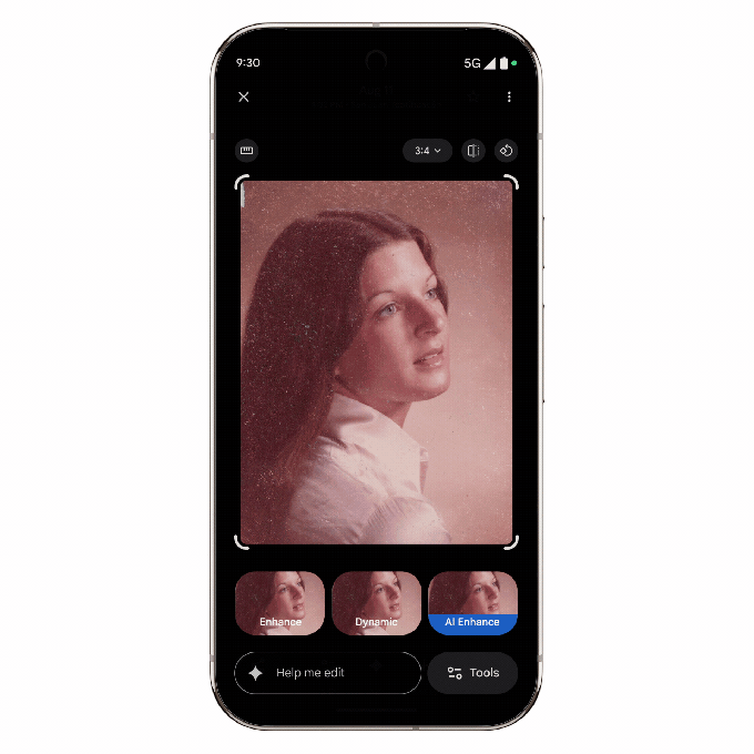 Google Photos Auto-Enhance
