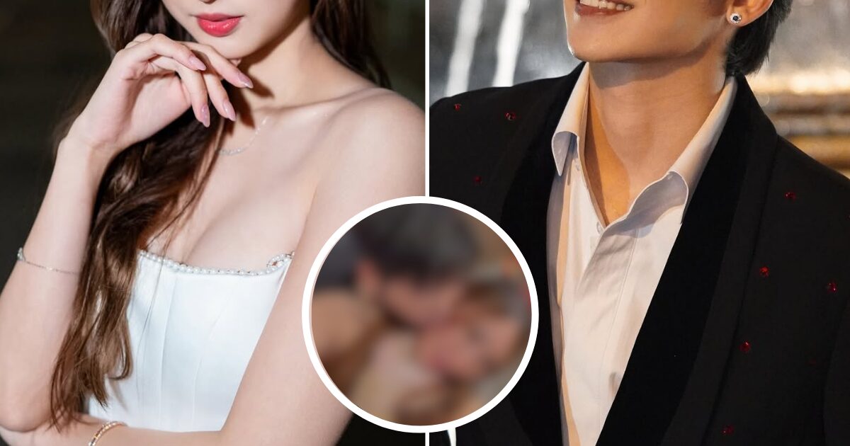 19-Year-Old Female Idol Seen in Intimate Moment with 32-Year-Old Actor in Leaked Photo 1 Yumi Chung and Eden Lau