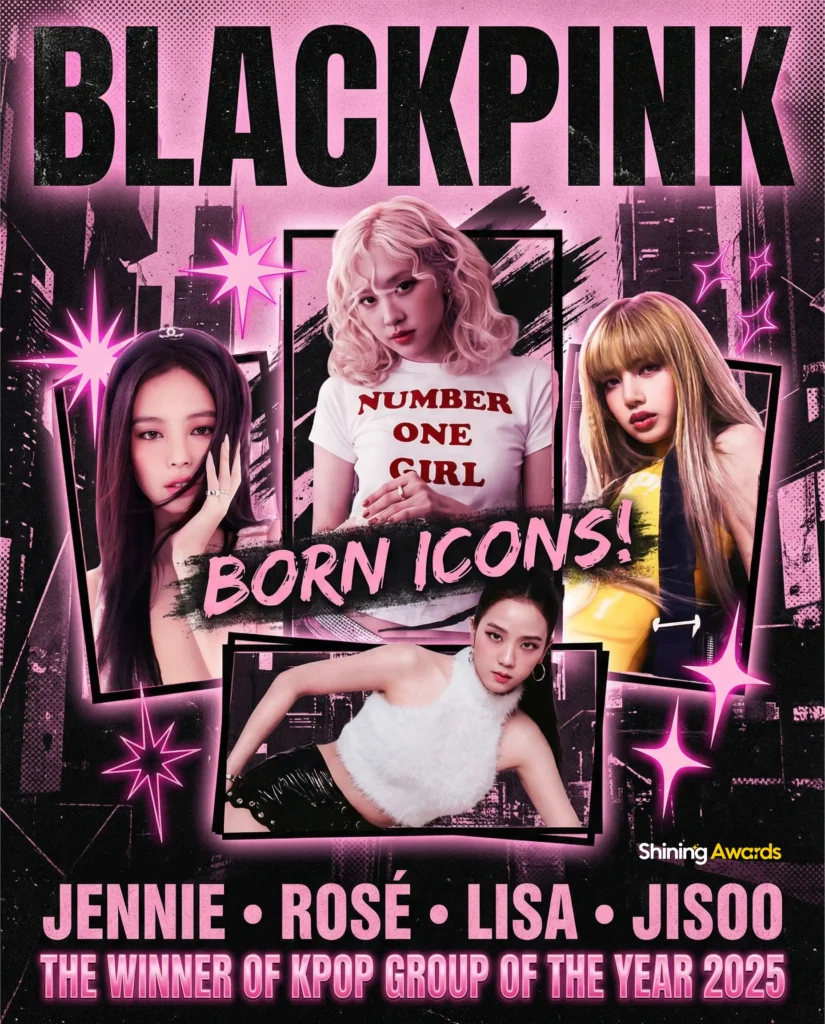 BLACKPINK - KPOP GROUP OF THE YEAR 2025