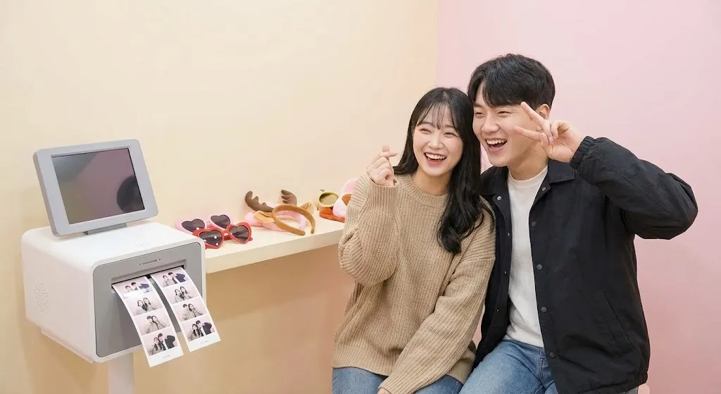 Self-Studio Culture: The Enduring Popularity of Instant Photo Booths in Korea 2 Korean Couple Photo Booth