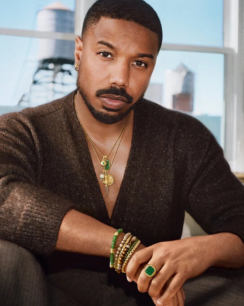 Hollywood Star’s Response to BLACKPINK’s Lisa at the Golden Globes Draws Attention 2 Michael B. Jordan | _David Yurman_