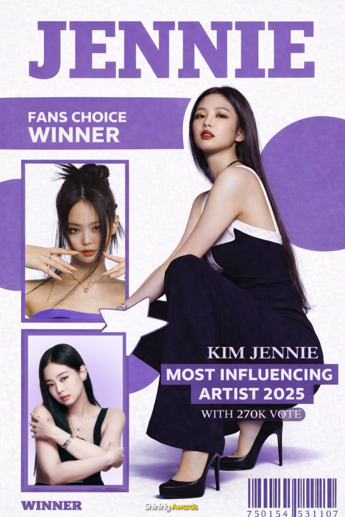 Most Influencing Artist 2025 22 Jennie Most Influencing Artist 2025