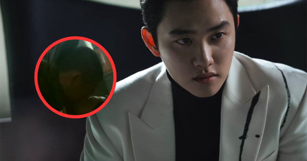 D.O. and Park Hye Soo kiss scene