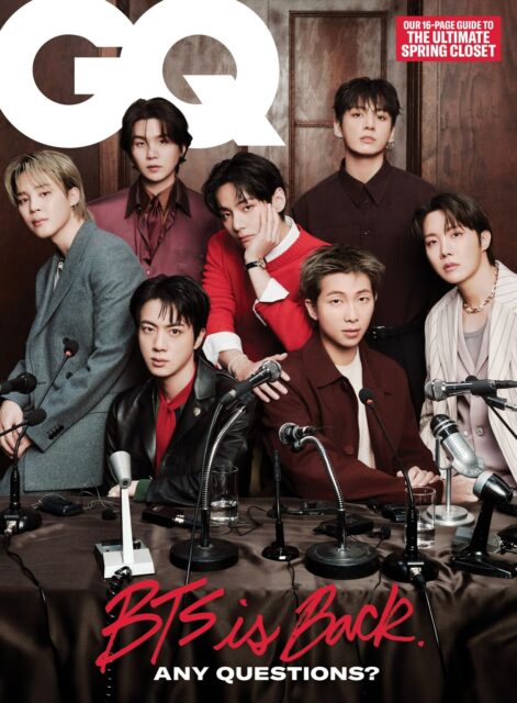 BTS GQ Cover
