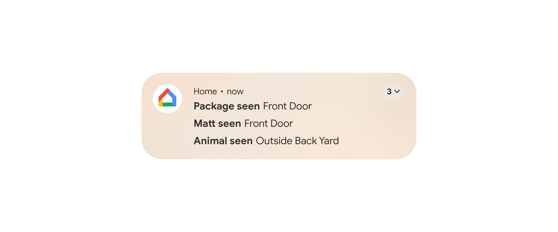 Notification grouping