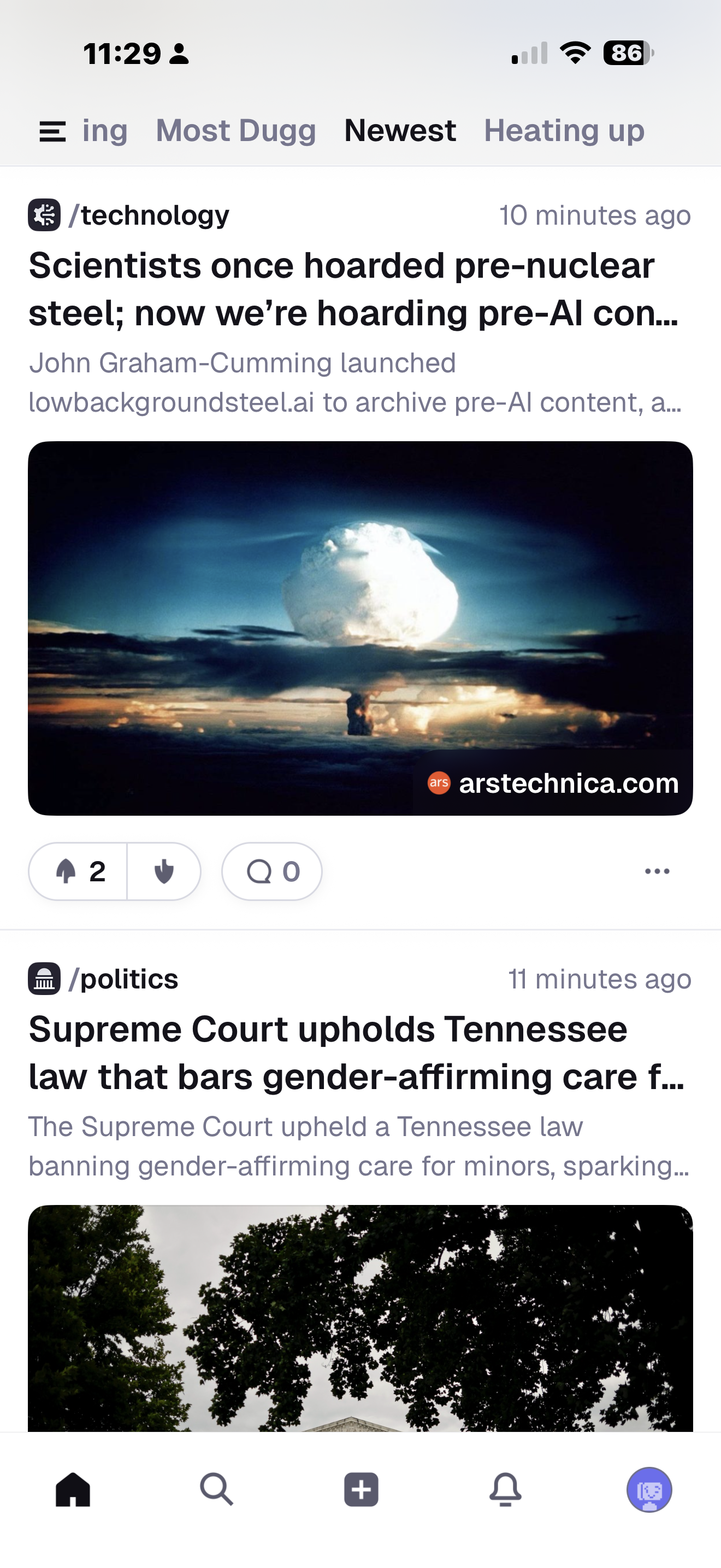Digg Upvote/Downvote Buttons