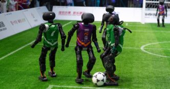 Clumsy Robot Soccer Match Marks Breakthrough in Embodied AI