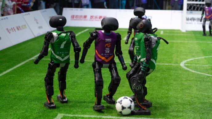 Clumsy Robot Soccer Match Marks Breakthrough in Embodied AI