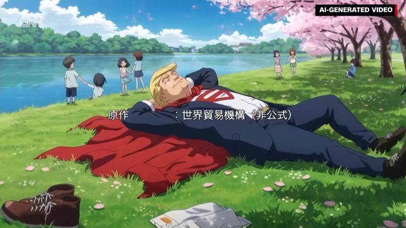 AI-Driven Satire and Propaganda Criticize Trump Tariffs in China
