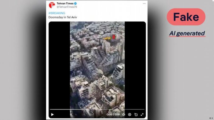 AI-Generated Deepfakes Skew Iran-Israel Conflict Online