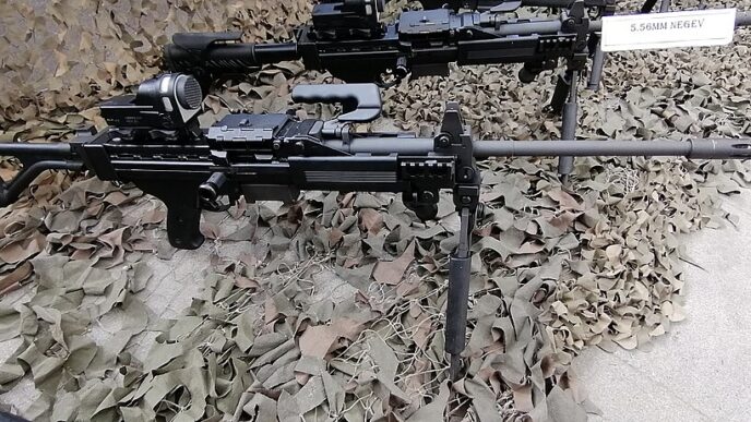 Negev light machine gun