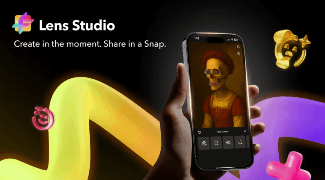 Snap Introduces Lens Studio iOS and Web Applications for AI-Powered AR Lens Creation with User-Friendly Tools