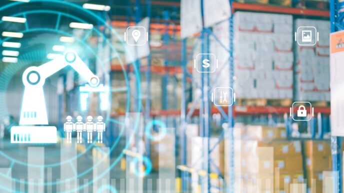 Supply chain, Warp, robotics, warehouse