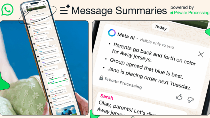 WhatsApp Introduces AI-Powered Summaries for Private Chats
