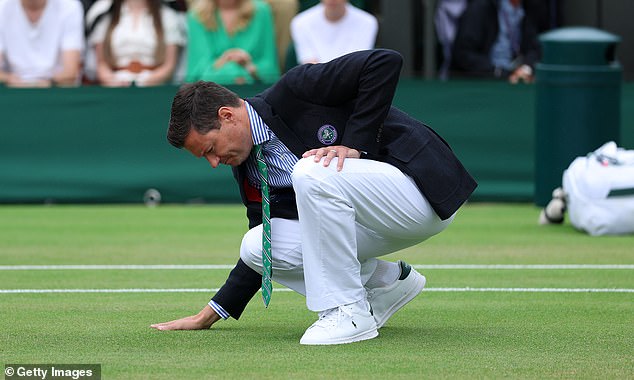 Helworth has not been given any matches to officiate on Monday but the All England club claims he just has a day off