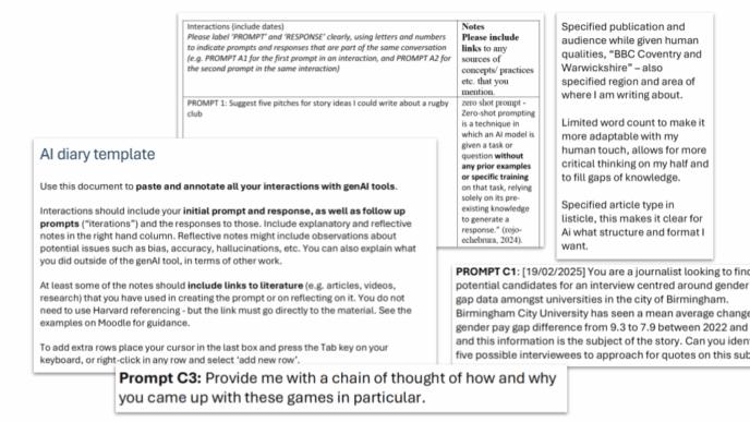 What Transpired When Journalism Students Maintained an ‘AI Diary’