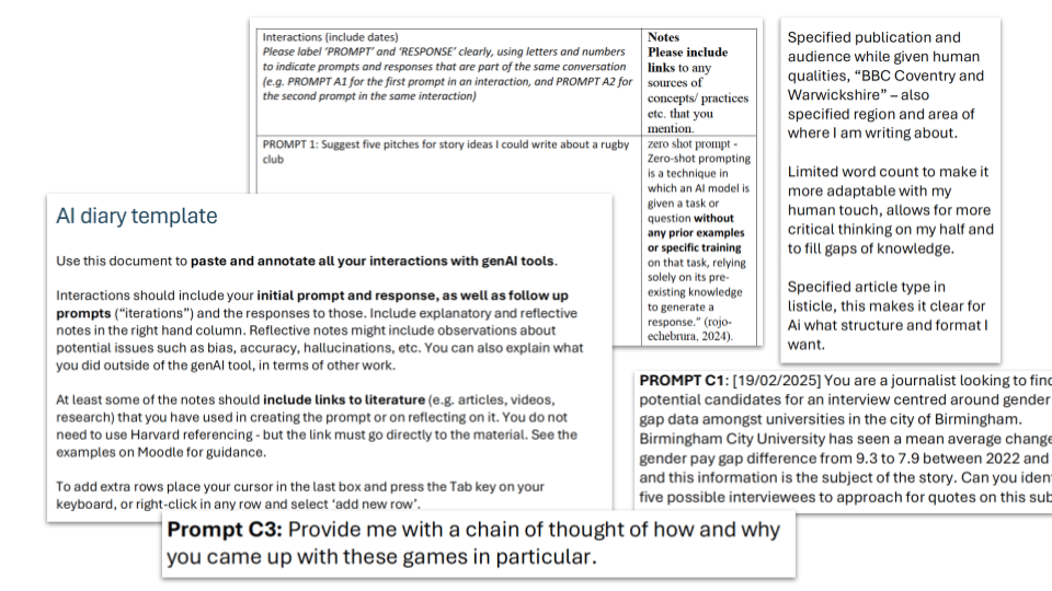 What Transpired When Journalism Students Maintained an ‘AI Diary’