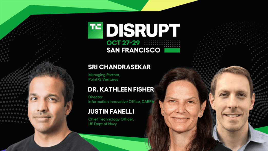 TechCrunch Disrupt 2025 Sri Chandrasekar, Justin Fanelli, Kathleen Fisher