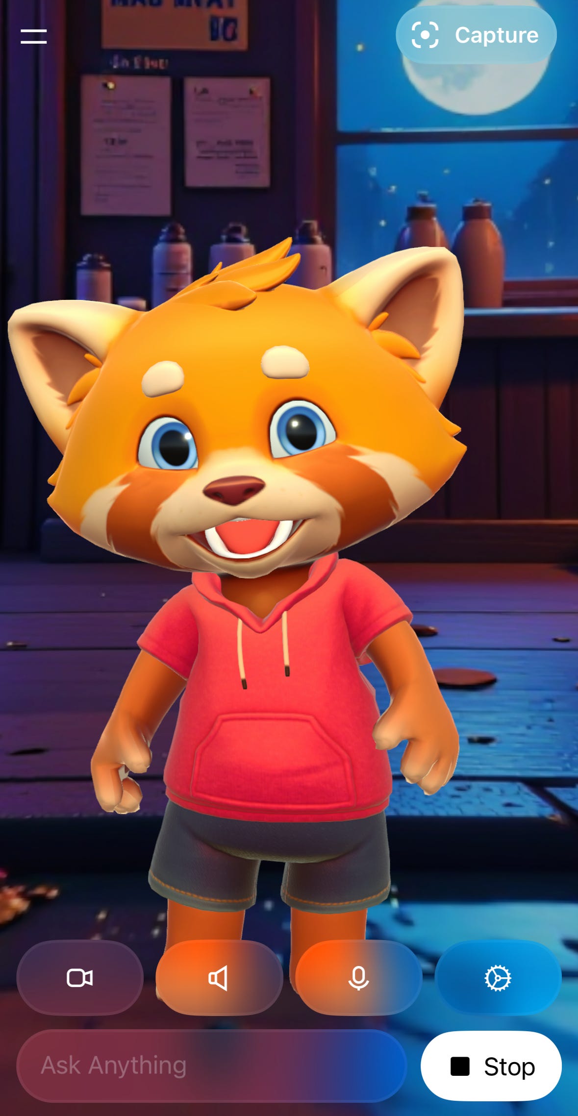 Bad Rudi transported users to a dive bar, where he said we could drink warm beer.