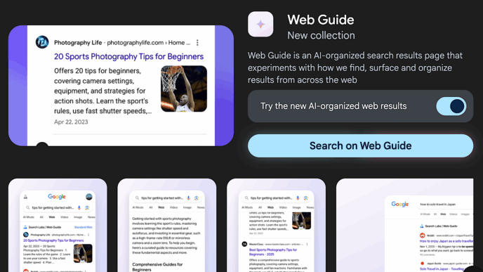 Web Guide: Google’s New AI Search Experiment