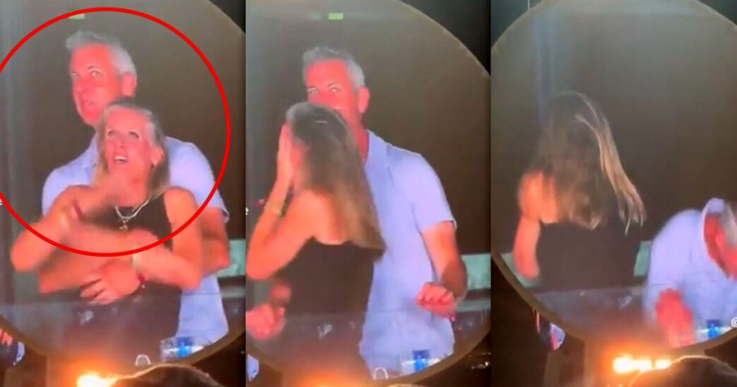 AI Company CEO Exposed in Public Affair on Concert Jumbotron
