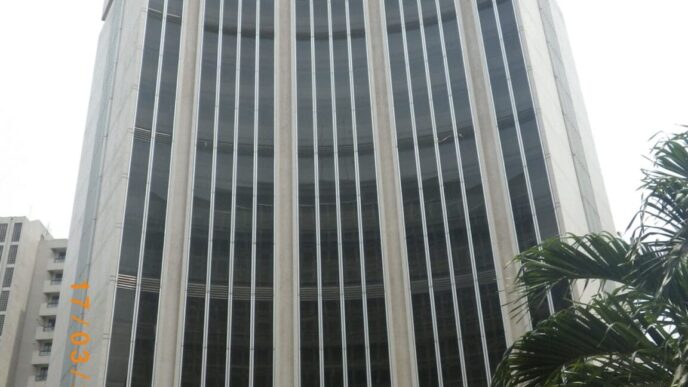 Kenyan dirt road and loan officer using smartphone with cattle herd