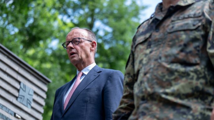 Gundbert Scherf with Helsing branding