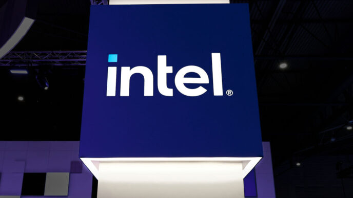 The Intel logo