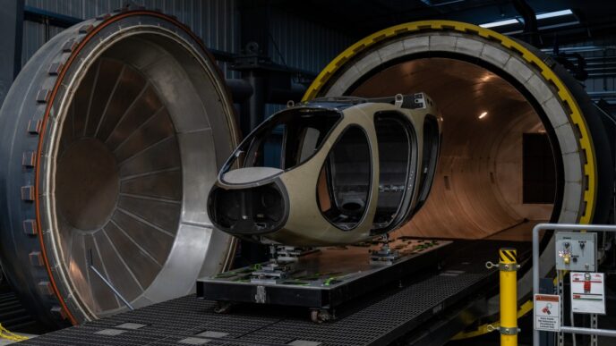 image of joby aviation evtol fuselage