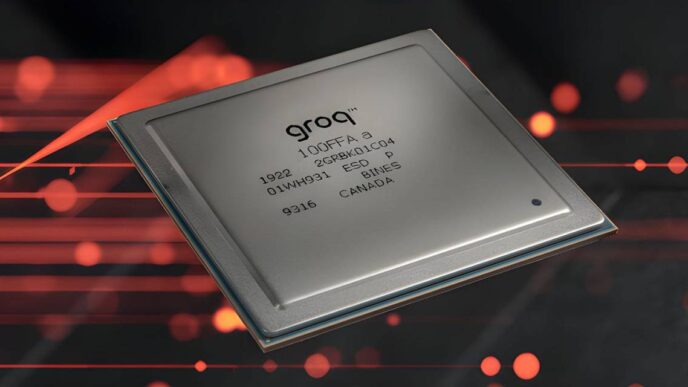 A close-up look at Groq's LPU chip