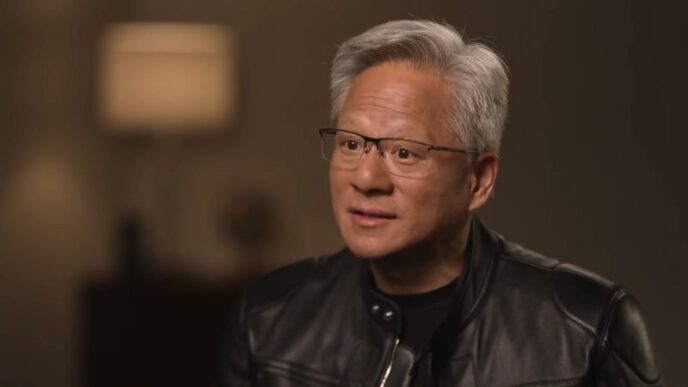 Nvidia CEO Discusses the US-China AI Competition Through GPS Lens