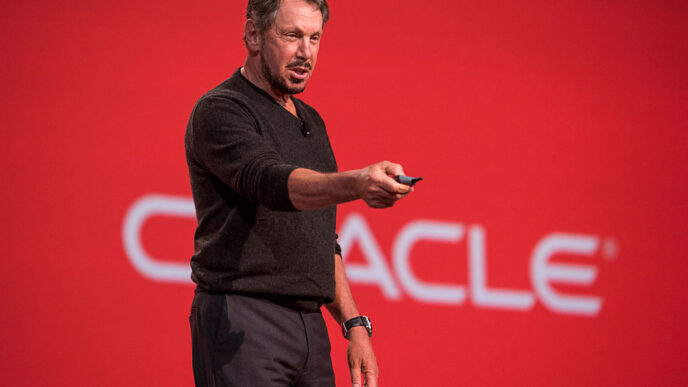 Larry Ellison, chairman of Oracle Corp.