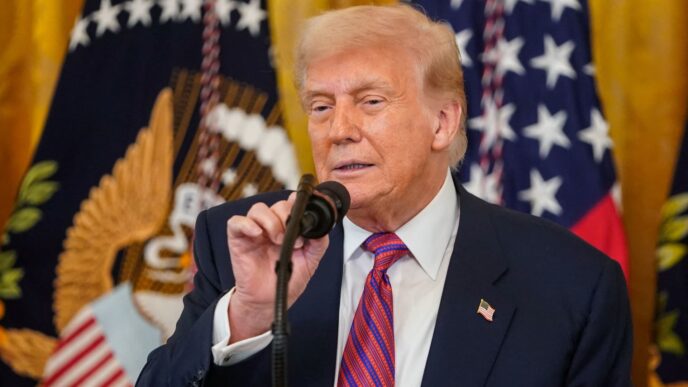 Trump Addresses AI Strategy, Signs Executive Directives