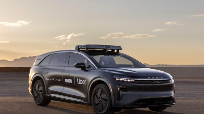 Uber Invests Millions in Lucid and Nuro to Develop Premium Robotaxi Service