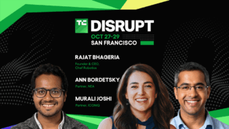 TechCrunch Disrupt 2025 Rajat Bhageria, Ann Bordetsky, Murali Joshi